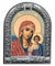 Virgin Mary of Kazan (Metallic icon - MC Series)-Christianity Art