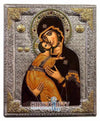 Virgin Mary of Vladimir (Silver icon - G Series)-Christianity Art