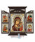 Virgin Mary our Lady of Kazan (Triptych - Silver icon - T Series)-Christianity Art
