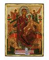 Virgin Mary Pantanassa (Aged icon - SW Series)-Christianity Art