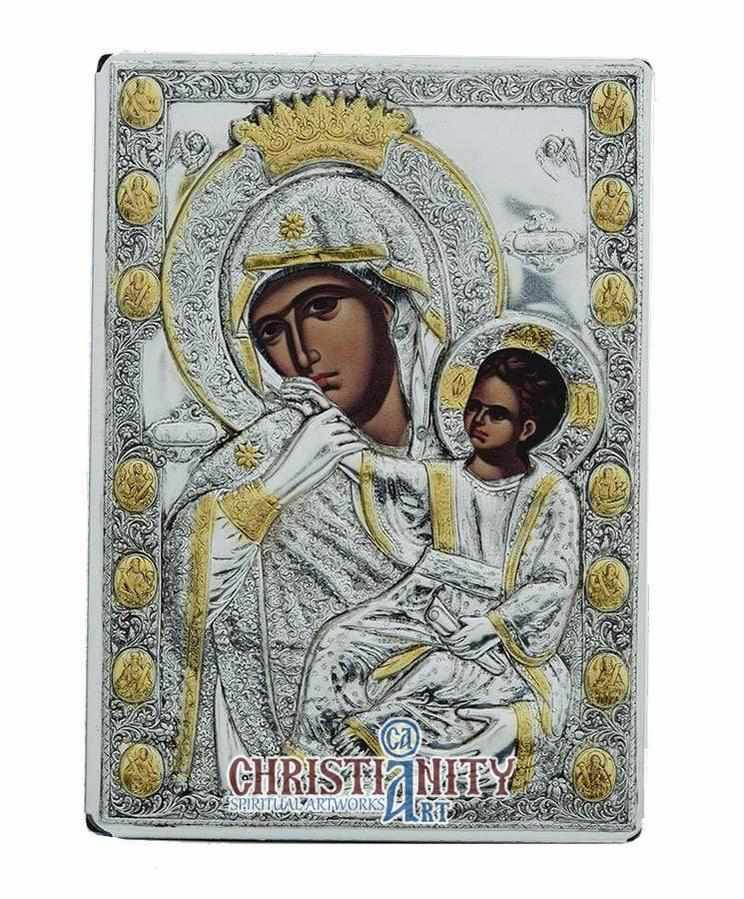 Virgin Mary Paramithia (Silver icon - G Series)-Christianity Art