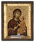 Virgin Mary Portaitissa (Engraved old - looking icon - S-EW Series)-Christianity Art