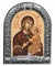 Virgin Mary Portaitissa (Metallic icon - MC Series)-Christianity Art