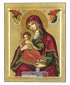 Virgin Mary Vrefokratousa - Child Holding (Engraved icon - S Series)-Christianity Art