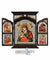 Virgin Mary Vrefokratousa - Child Holding (Triptych - Silver icon - T Series)-Christianity Art