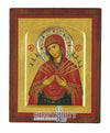 Virgin Mary with 7 Swords (Engraved icon - ES Series)-Christianity Art