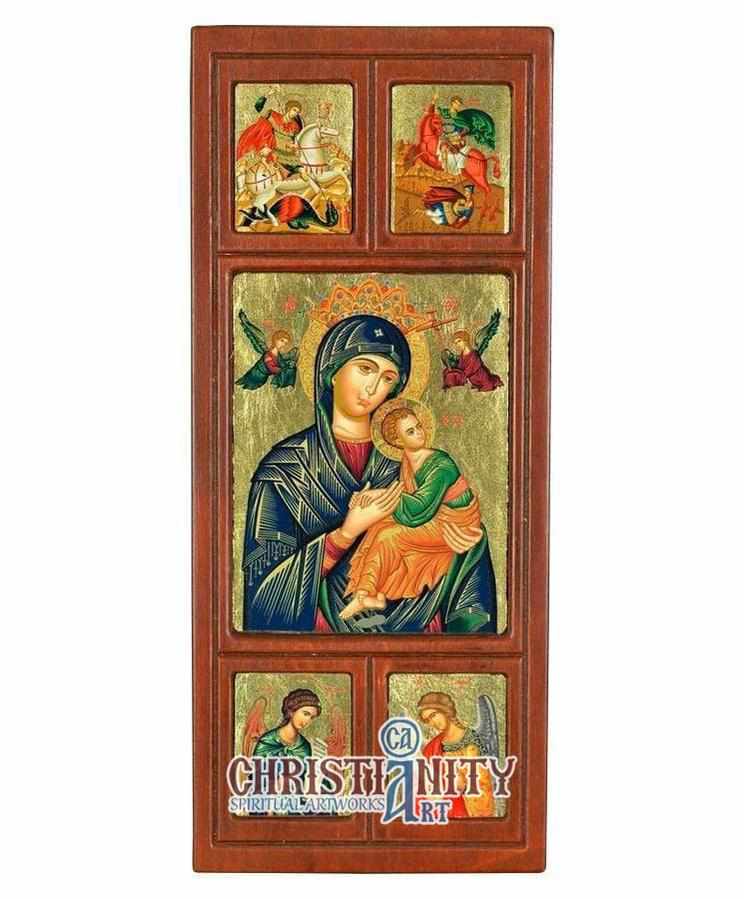 Virgin Perpetual Help (Engraved Icon - E Series)-Christianity Art
